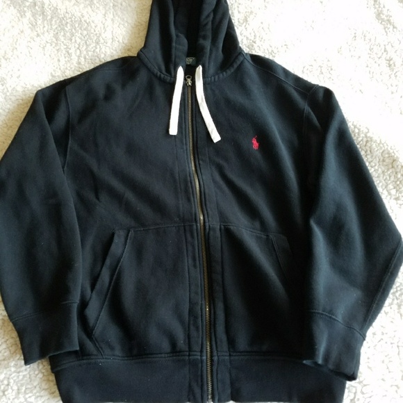 black zip hoodie white strings